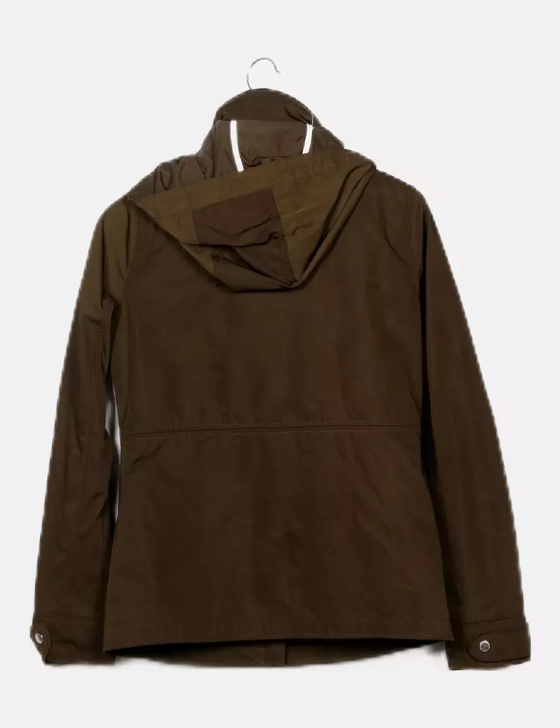 Abercrombie & Fitch Abrigo verde casual
