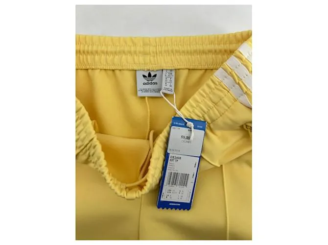 ADIDAS Pantalón T.fr 34 poliéster Amarillo 