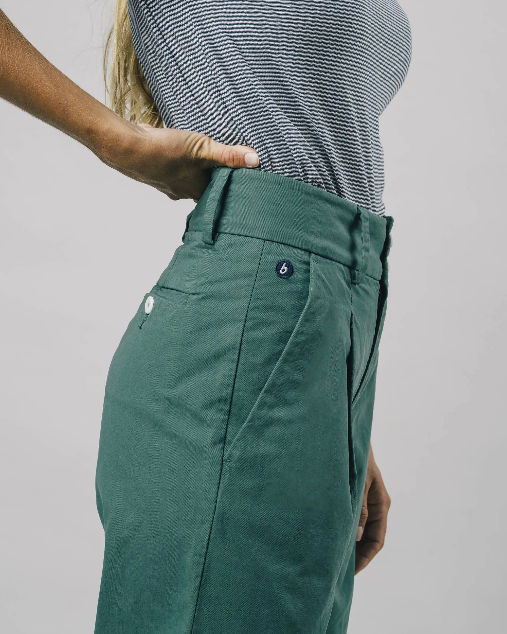 Kale Pleated Pants