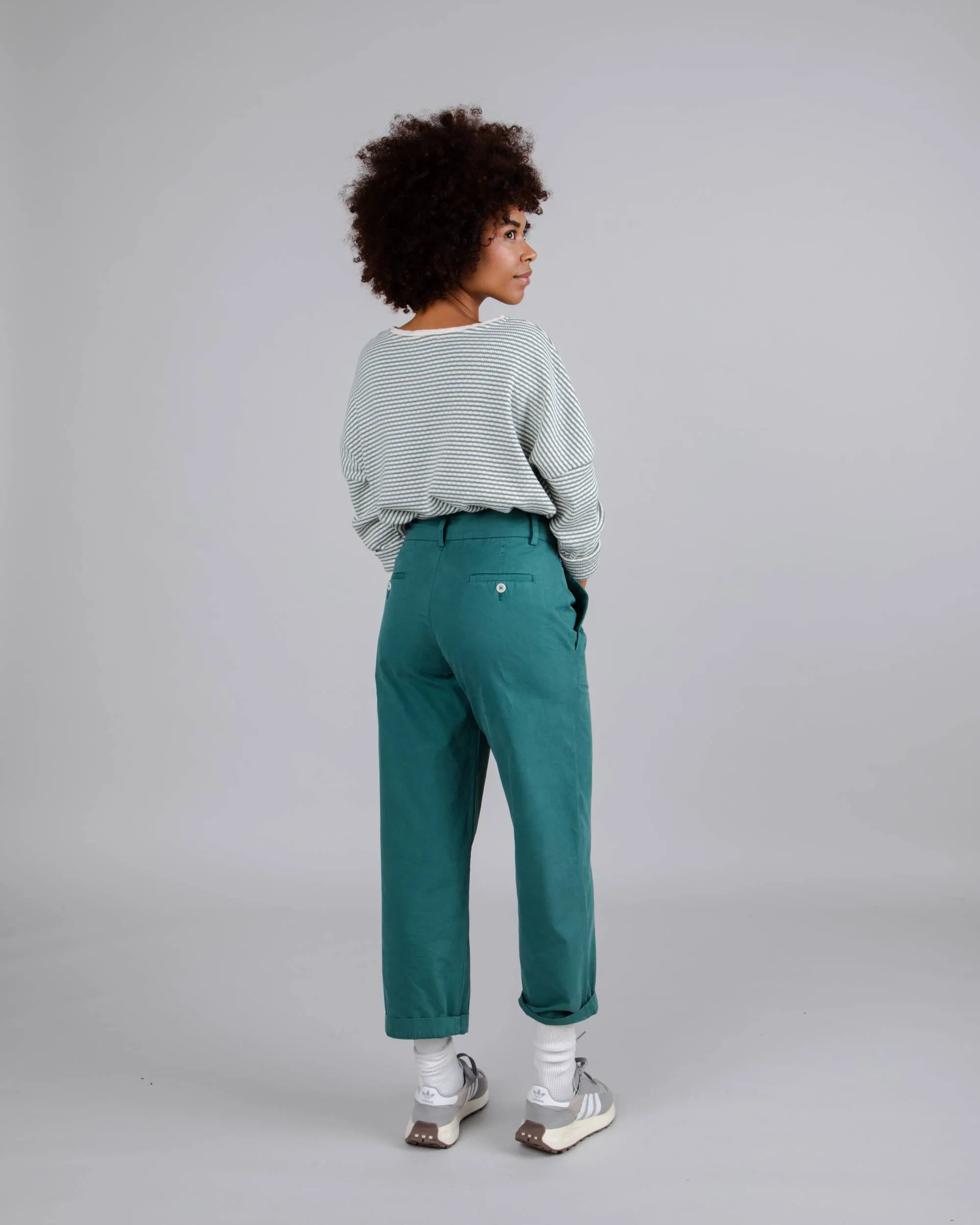 Kale Pleated Pants