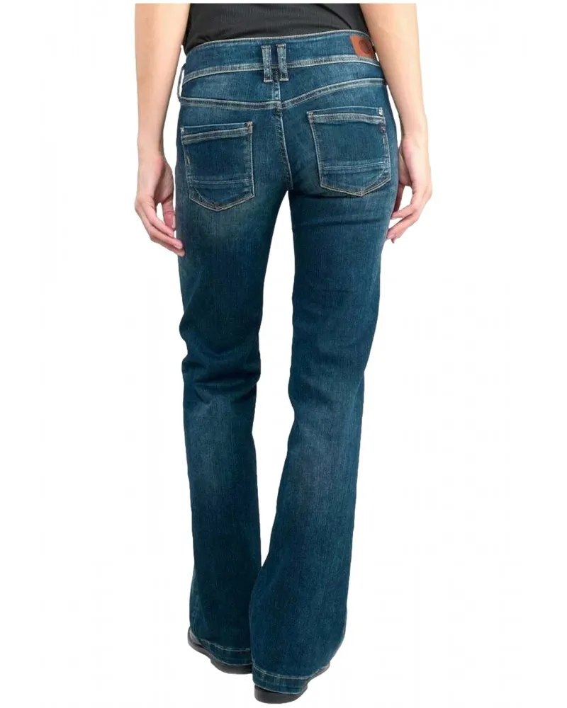 LE TEMPS DES CERISES  PANTALóN VAQUERO FLARE CORON CON DOBLE BOTONADURA