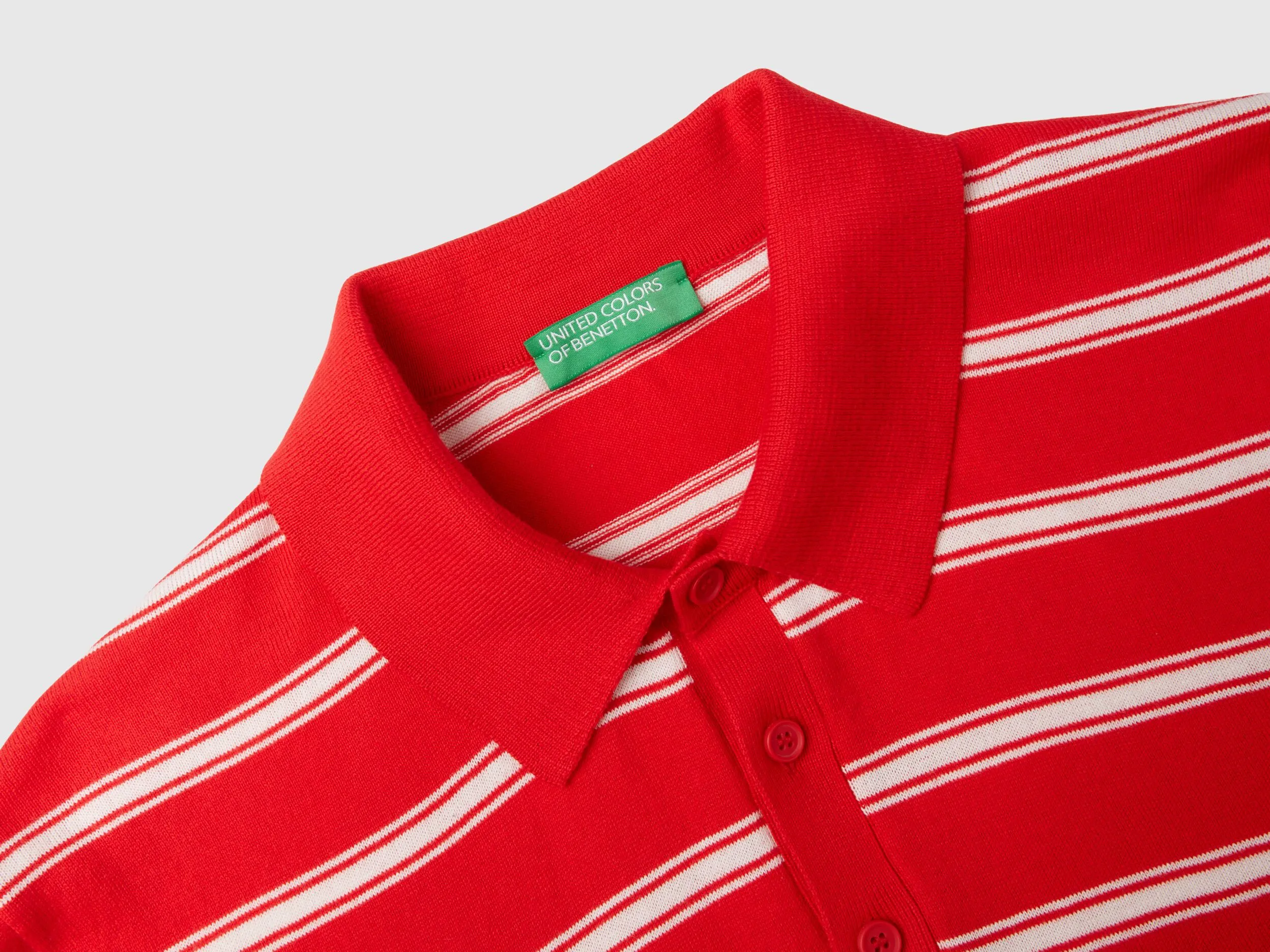 Polo de punto a rayas