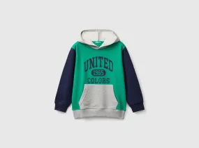 Sudadera con estampado y capucha