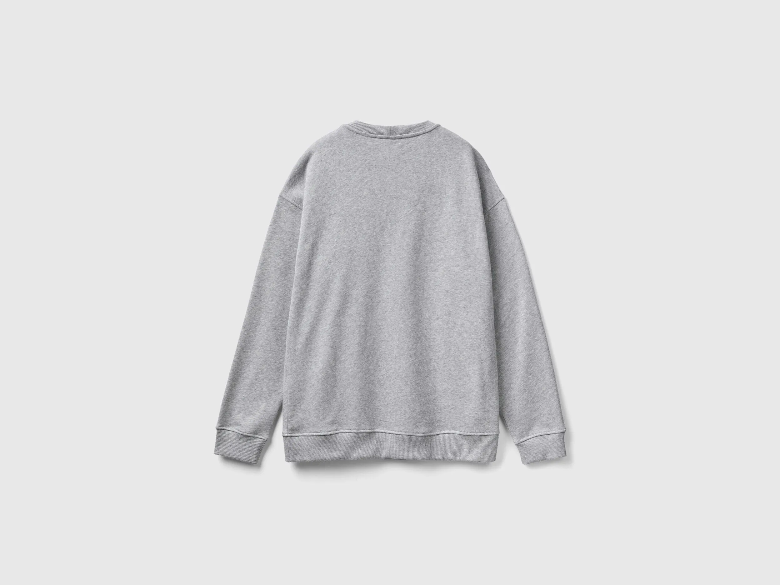 Sudadera de cuello redondo con estampado con logotipo