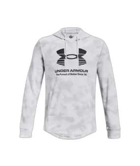 Sudadera de Fitness Under Armour Rival Terry Novelty Hd Blanco Hombre