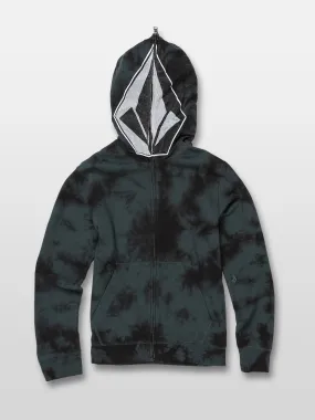 Sudadera VOLCOM niño con capucha Volcom COOL STONE – EVERGREEN Ref. C4831932 negra tie dye