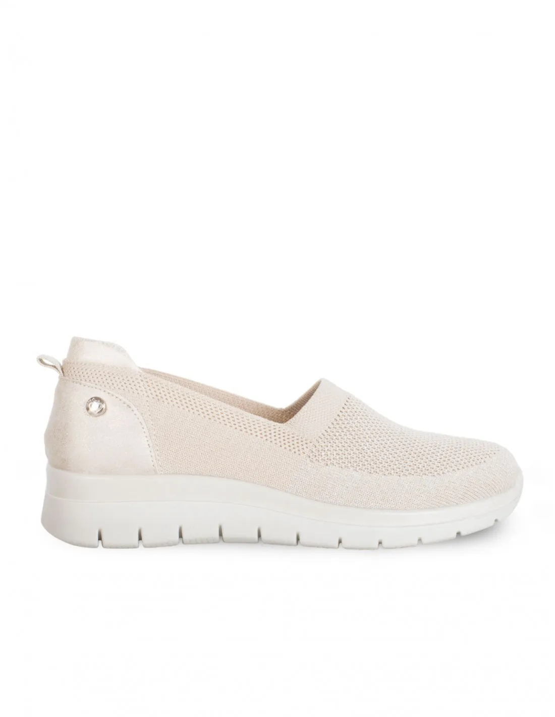 Zapatillas Vestir Slip On Beige AMARPIES