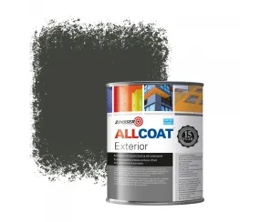 Zinsser Allcoat Pintura Exterior para Paredes RAL 6006 Verde oliva grisáceo - 1 litro